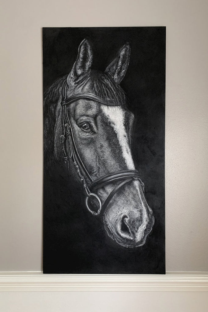 Original Equestrian Artwork "A Horse Named Dusty"